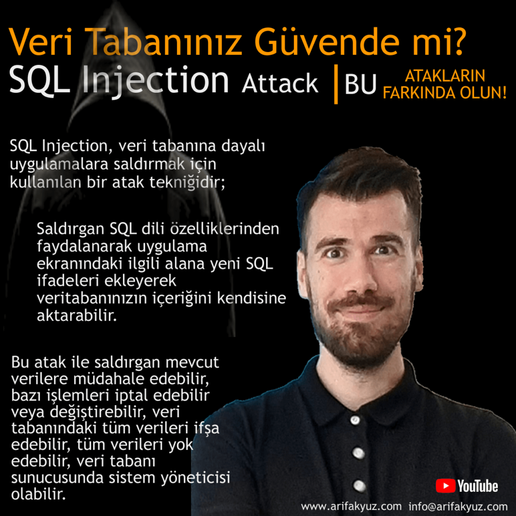SQL Injection Attack arif akyuz