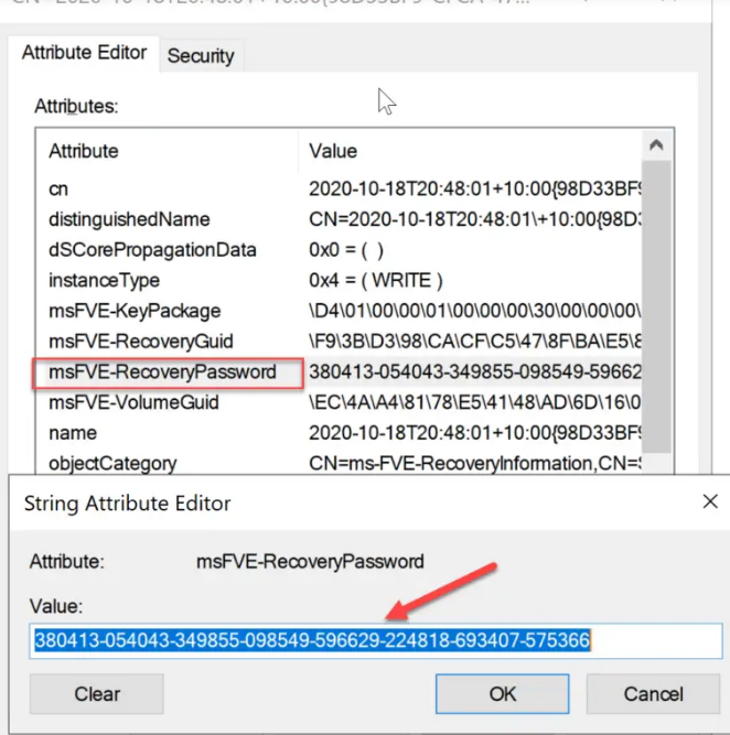 Active Directory'den BitLocker Kurtarma Parolası nasıl alınır