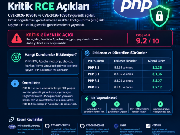 PHP2Shell: Kritik RCE Açıkları ve Güvenli PHP Sürümleri (2026)